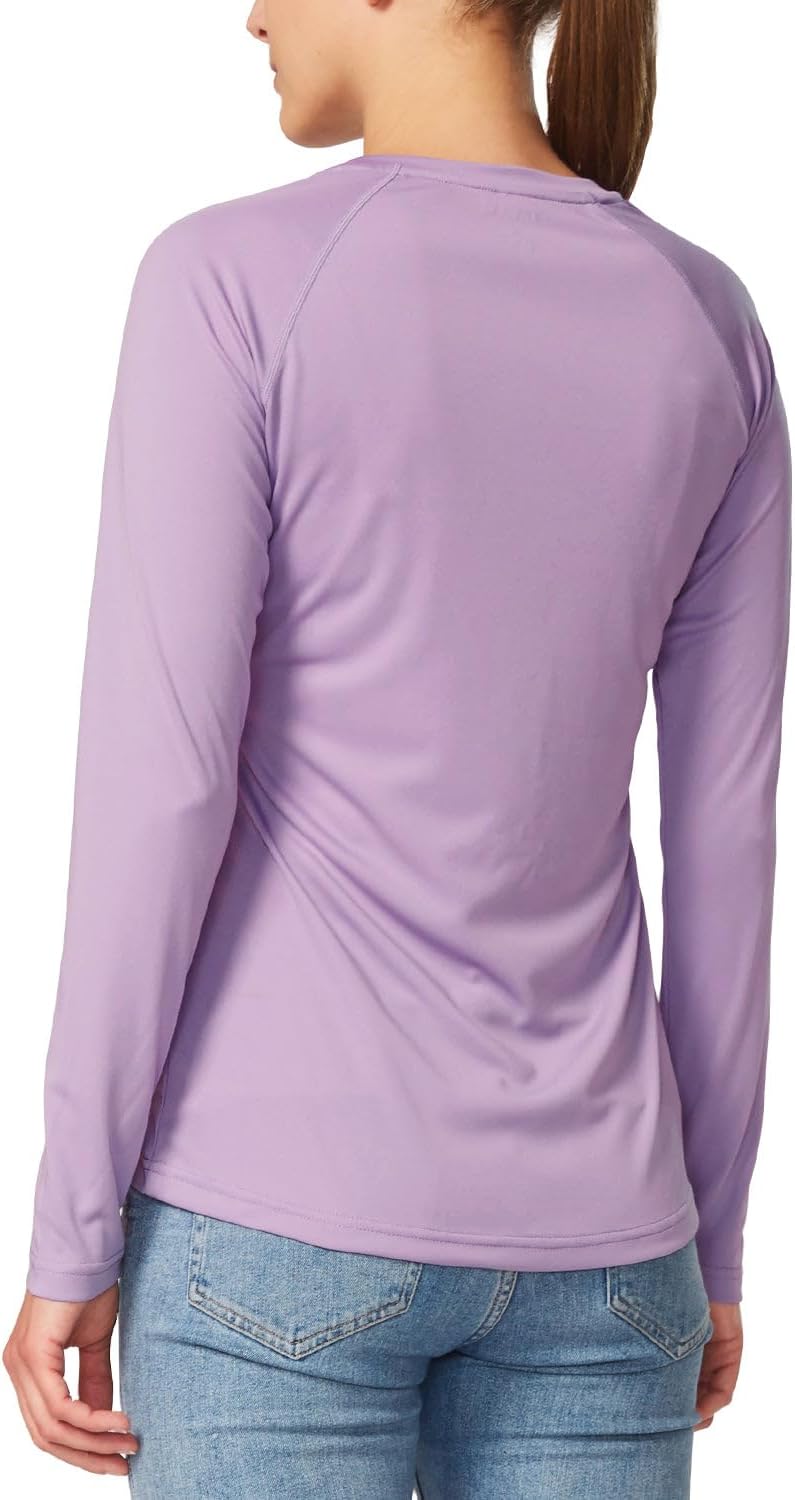 baleaf Women's UPF 50+ Sun Shirts Long Sleeve Stretchy Quick Dry | Lightweight, Rash Guard, UPF 50+ Sun Protection, Breathable Comfort material for Hking Workout, Excellent for hot weather