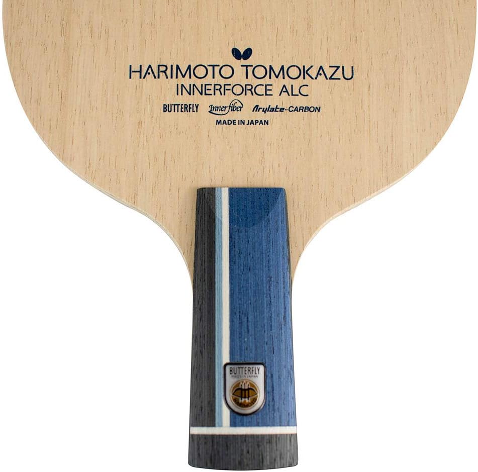 Butterfly Harimoto Innerforce ALC CS Table Tennis Blade - AL Carbon Fiber Blade - Harimoto Innerforce ALC CS Blade - Chinese Penhold Handle Type