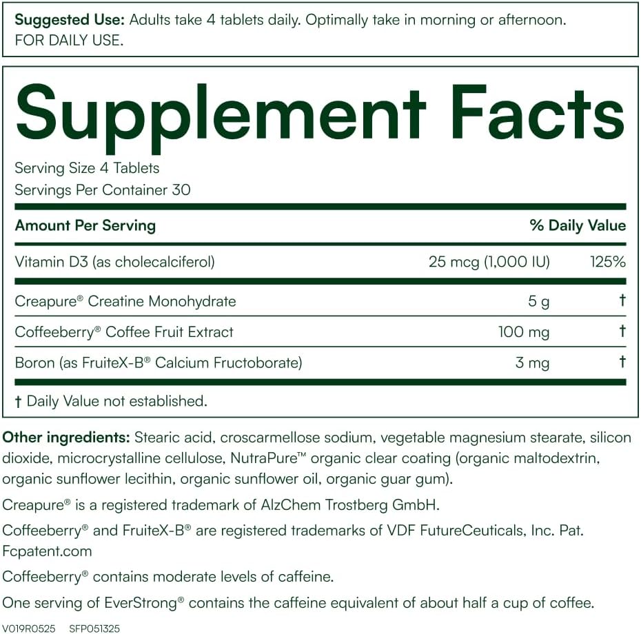 EverStrong - Creatine Monohydrate Blend - Clinically Studied for Golf Maximizing Driving Distance - Muscle Matrix Blend - Joint