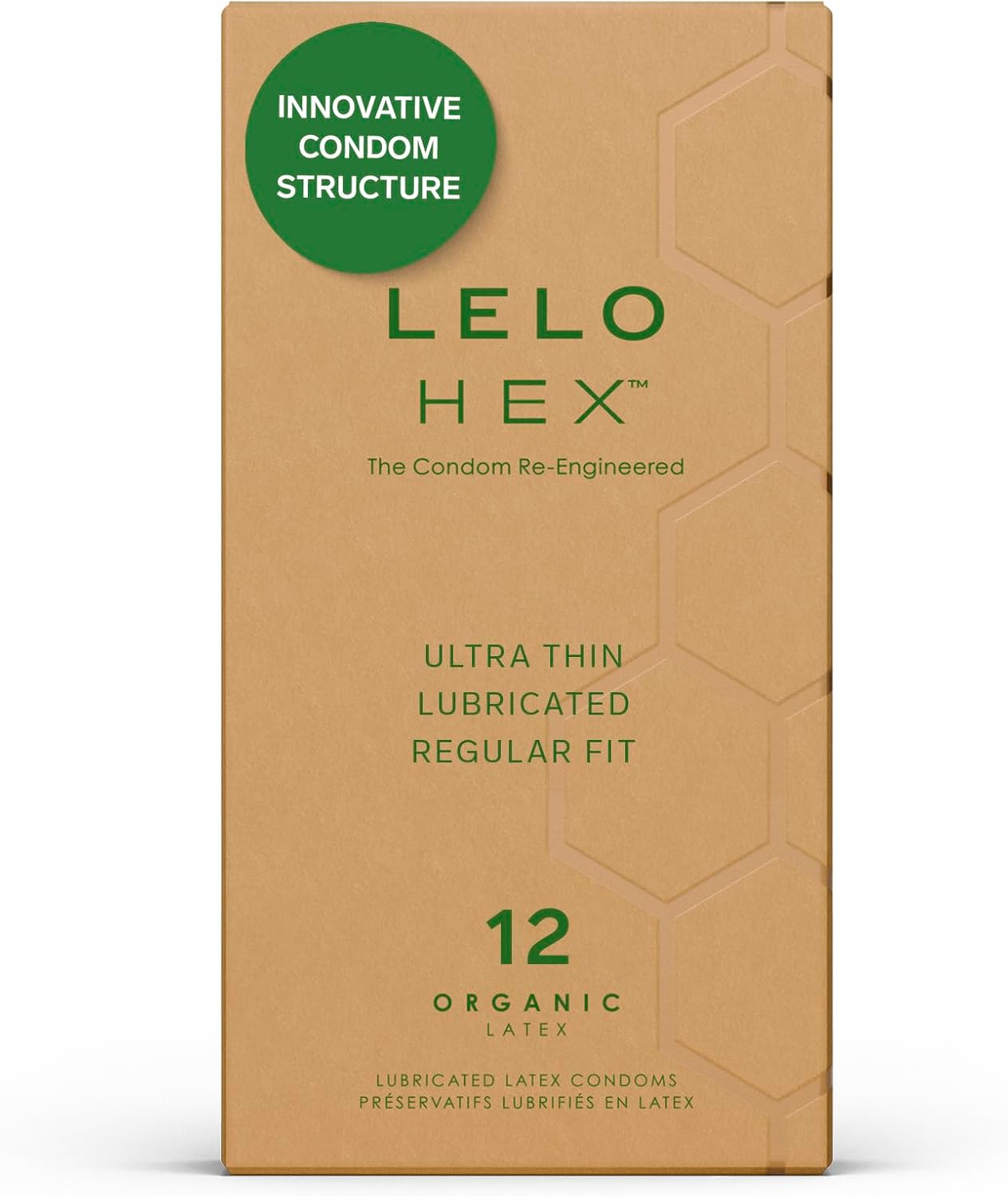 LELO HEX Original - Ultra Thin Condoms, Increased Strength, 12 Pack | This ultra thin condom offers increased strength without reducing sensation, for comfortable, reliable protection.