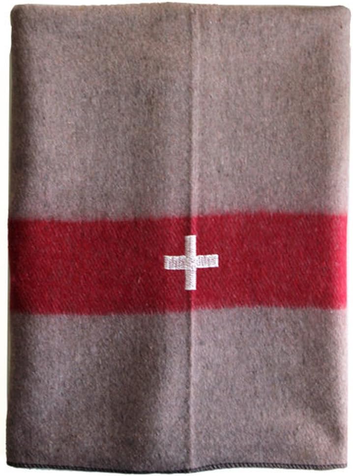 New Swiss Tan Army Style Wool Blanket