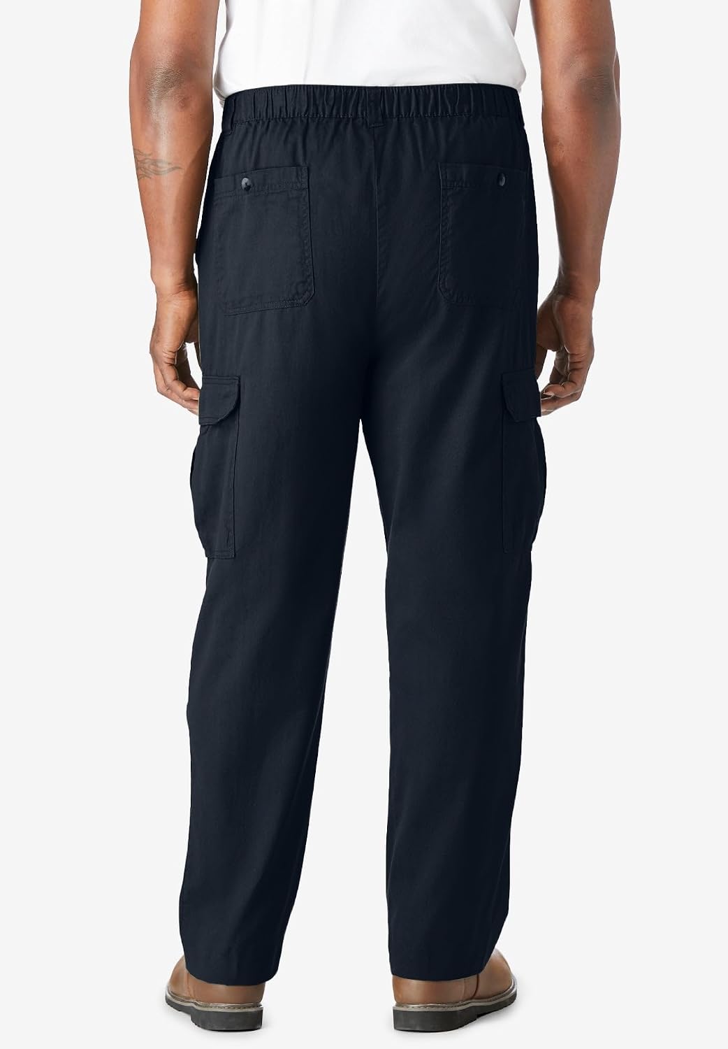 KingSize Knockarounds Full-Elastic Waist Cargo Pants