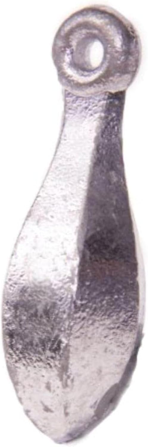 Bullet Weights Bank Sinkers | Fishing Weights | Multiple | Durable Lead Sinker for Bottom Saltwater Fishing | Ocean & Riverbank Tackle