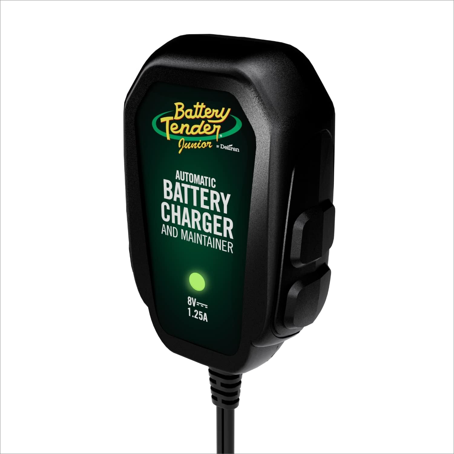 Battery Tender Junior 8V, 1.25 AMP Car Battery Charger and Maintainer: Fully Automatic 8V Automotive Battery Charger for Cars, Motorcycles