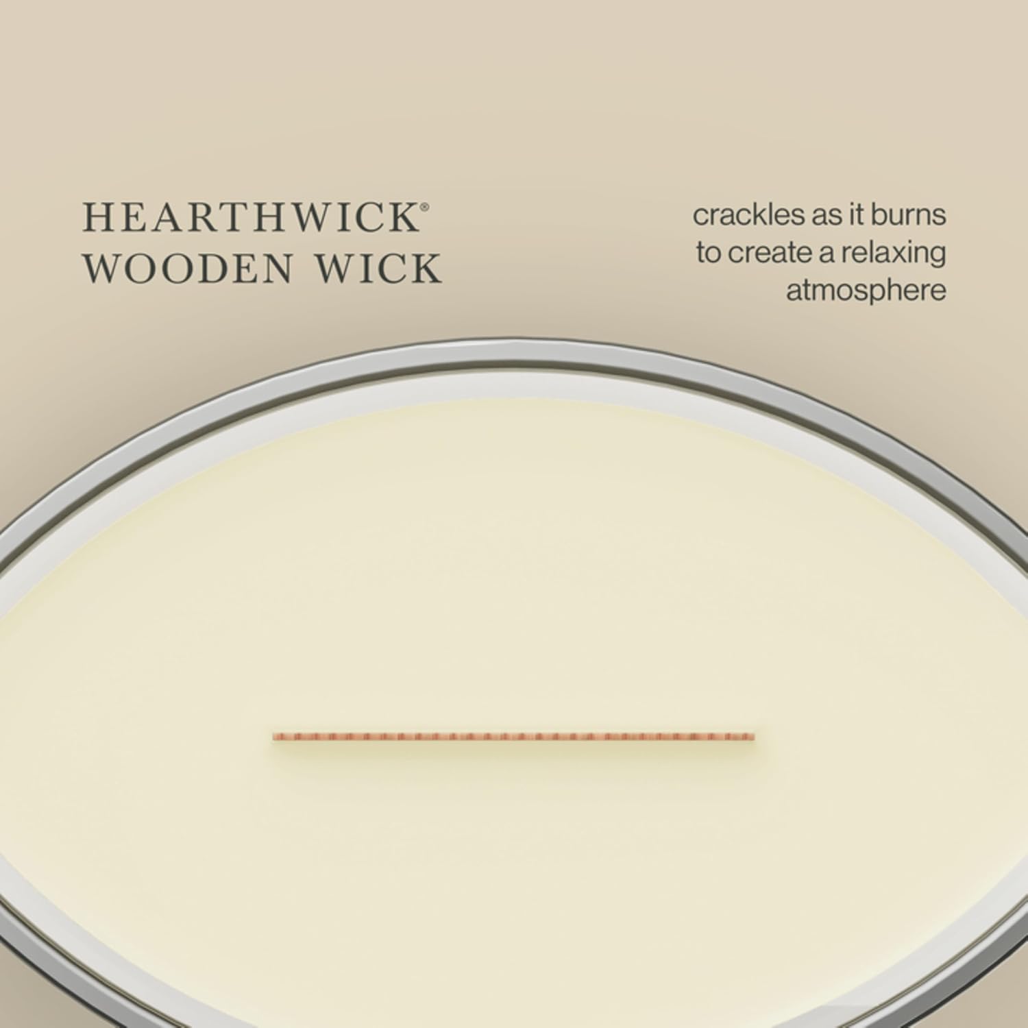 WoodWick Lavender Spa Gifts for Women and Men, 9.7 oz Medium Hourglass Candle with Crackling Wick