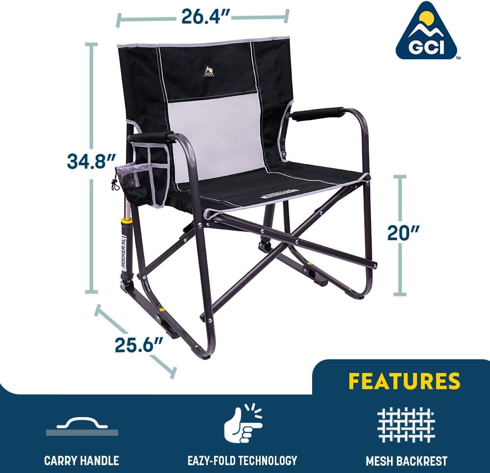 GCI Outdoor Freestyle Rocker Camping Chair - Cinnamon