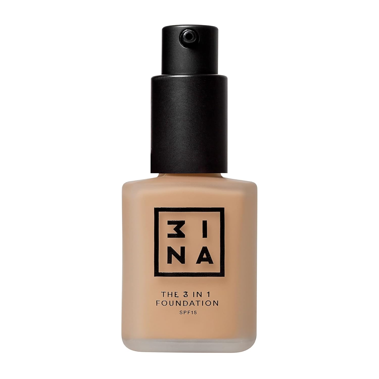 3INA The 3-in-1 Foundation – Liquid Foundation with SPF 15 – 12-Hour, Light to Medium Coverage – Skincare, Concealer, Coverage in One – 213 – 1.01 oz