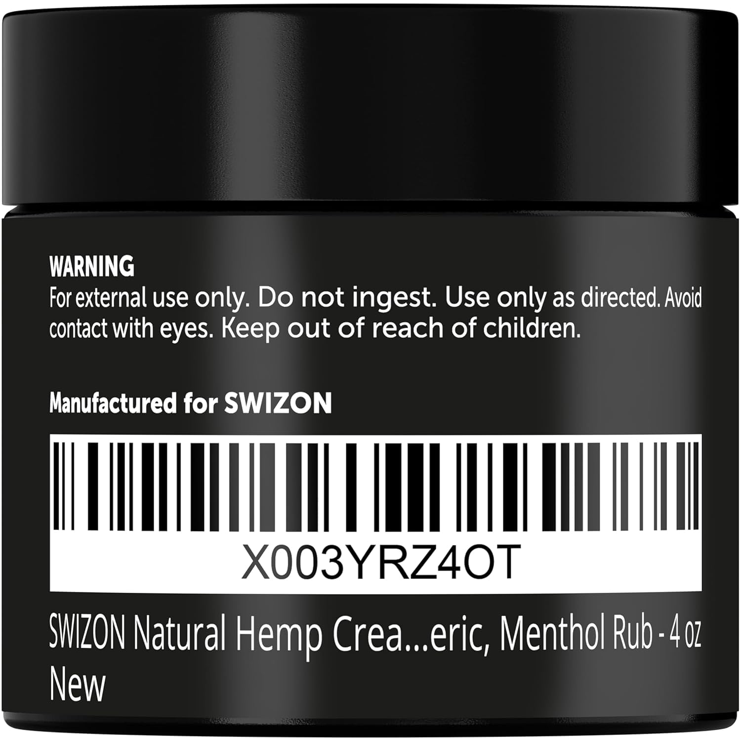 Premium Hemp Cream with Arnica, Aloe, Glucosamine - Maximum Strength - 4 OZ