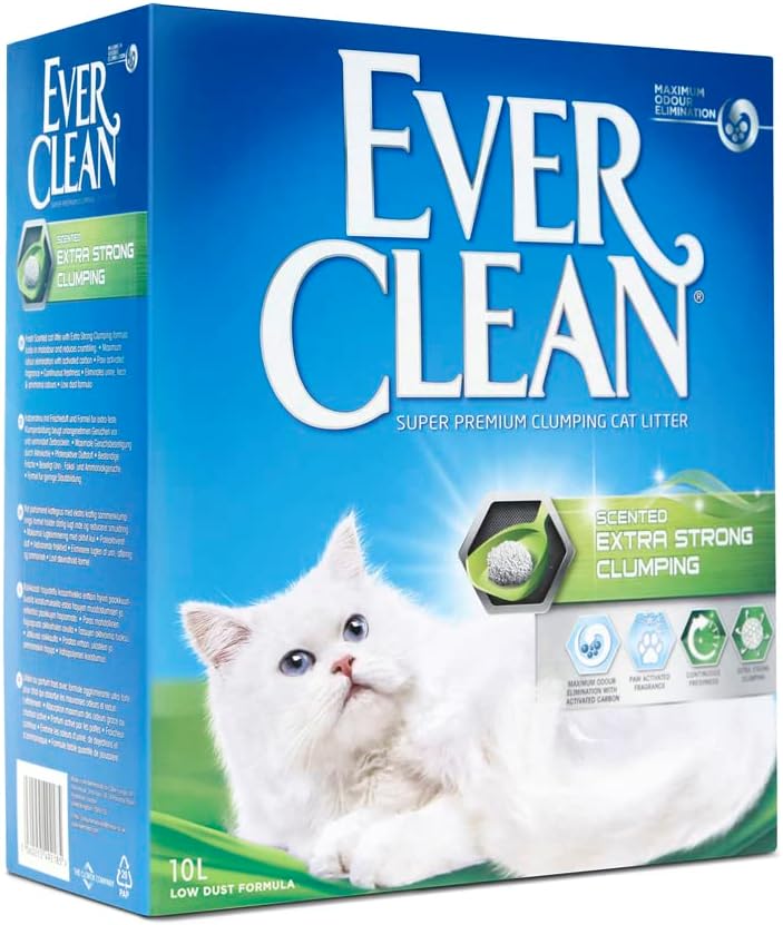 Ever Clean Extra Strong Clumping Cat Litter, 10 Litre, Scented