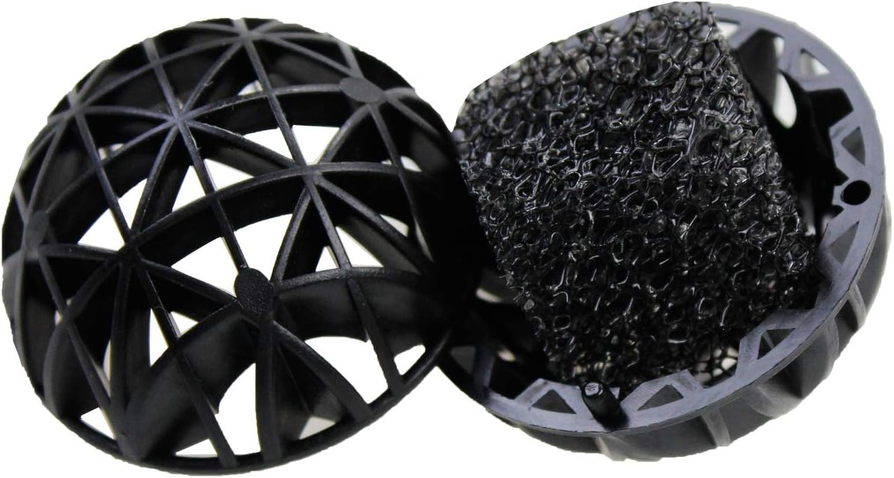 AQUANEAT Aquarium 1" Bio Balls 100pcs for Fish Tank Pond Canister Filter Media