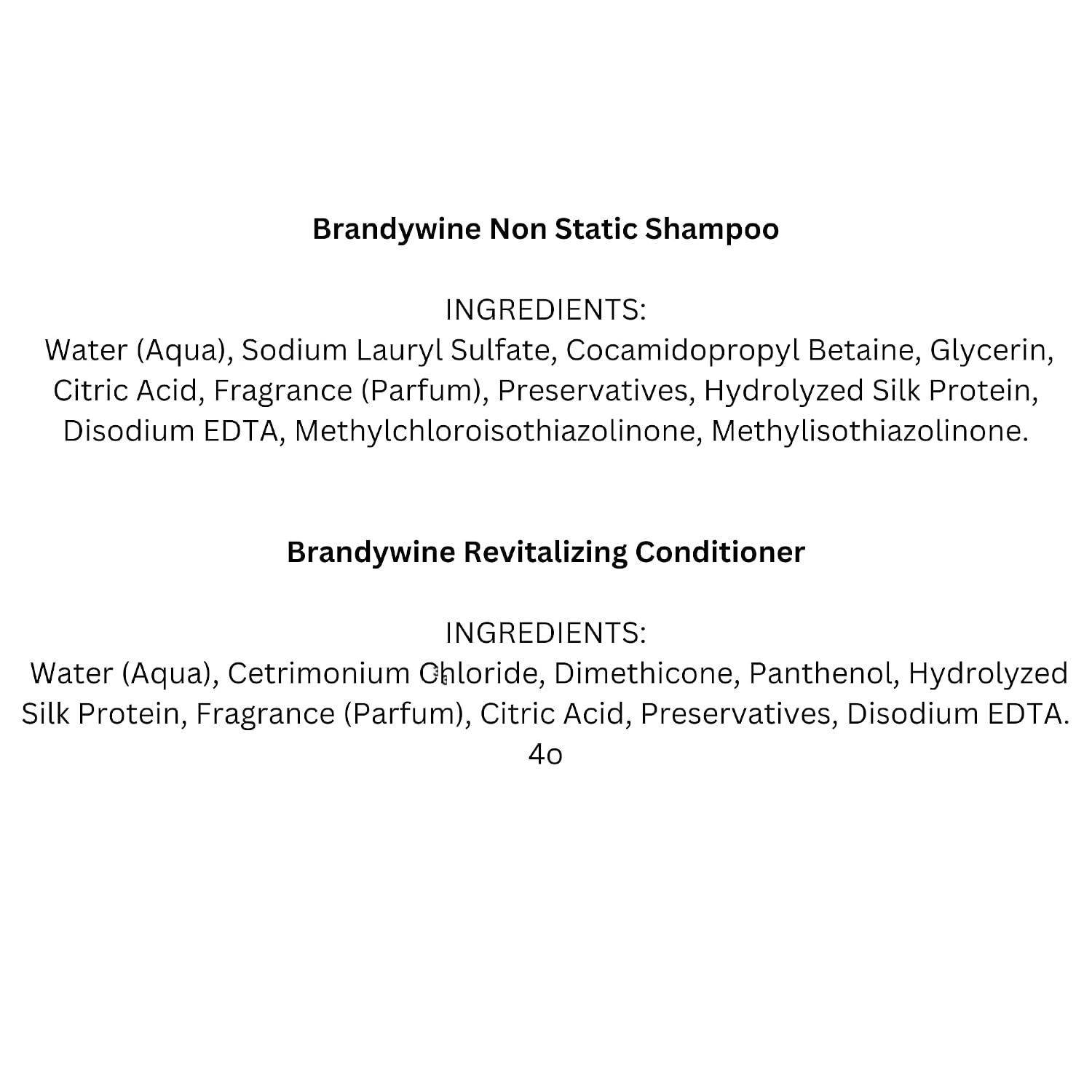 Anti Static Shampoo & Revitalizing Conditioner 8 Ounce, Value Pack Bundle 2 items