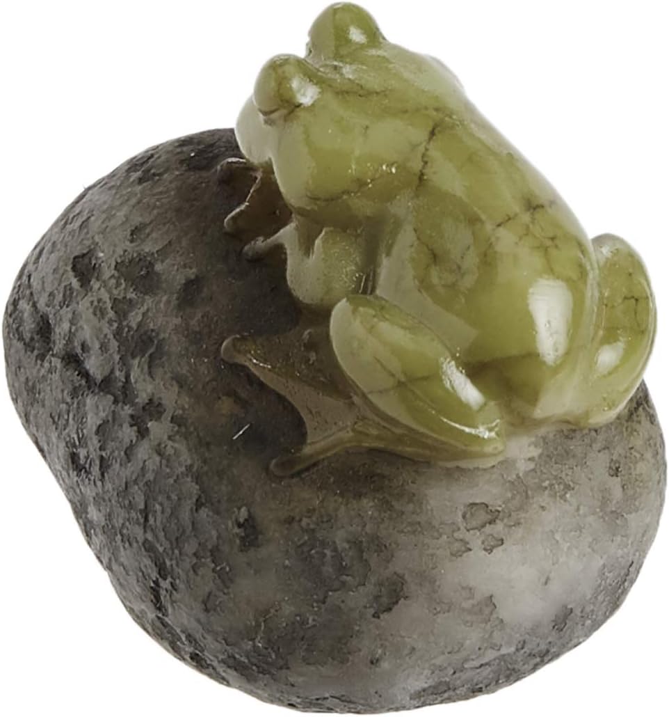 Top Collection Miniature Fairy Garden and Terrarium Statue, Mini Dragon, Green