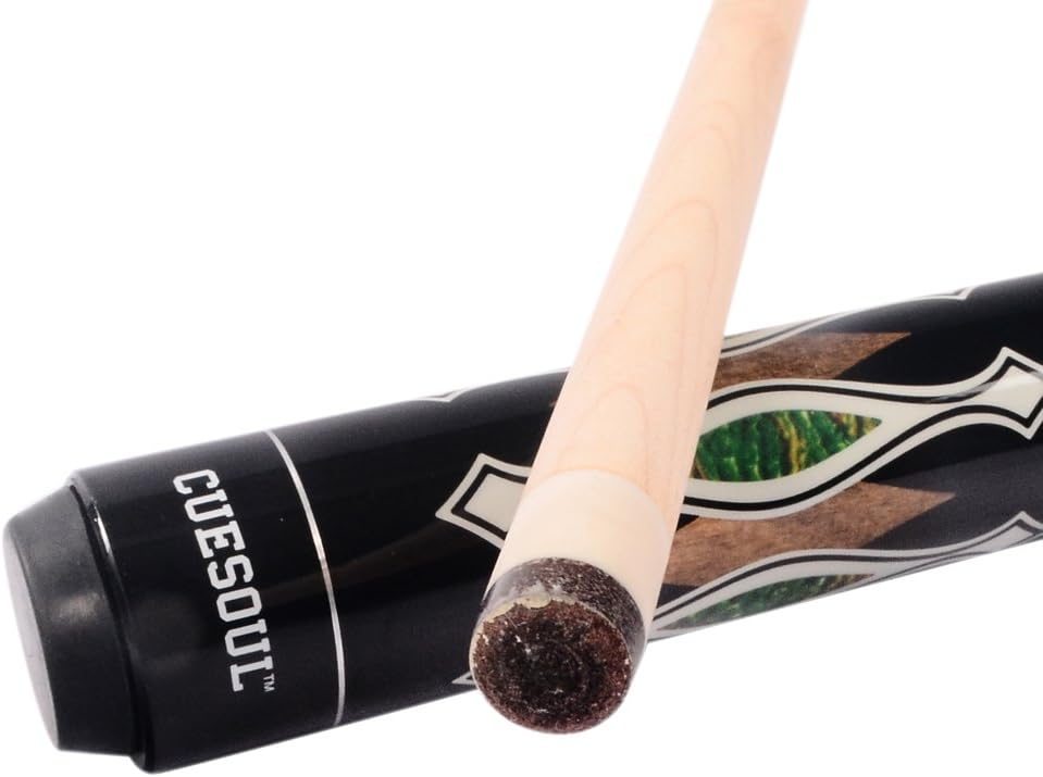 CUESOUL 19oz Pool Cue Sticks with Hard Pool Cue Case