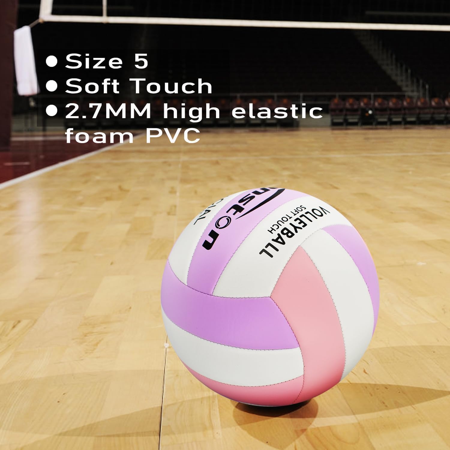 Senston Volleyball Official Size 5 Soft Waterproof for Indoor Outdoor Beach