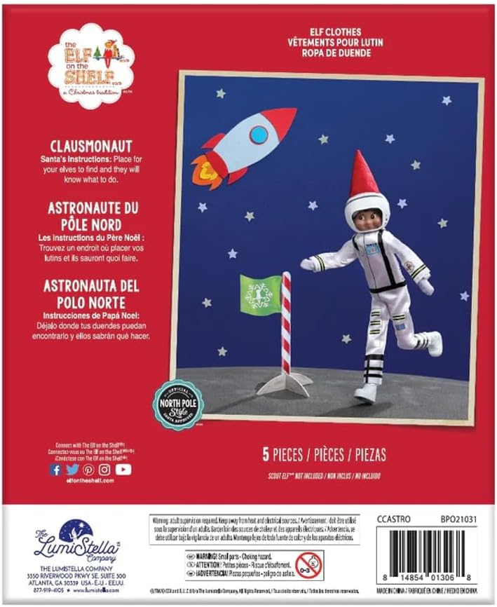 The Elf on the Shelf Exclusive Claus Couture Clausmonaut/Astronaut - Scout Elf NOT Included