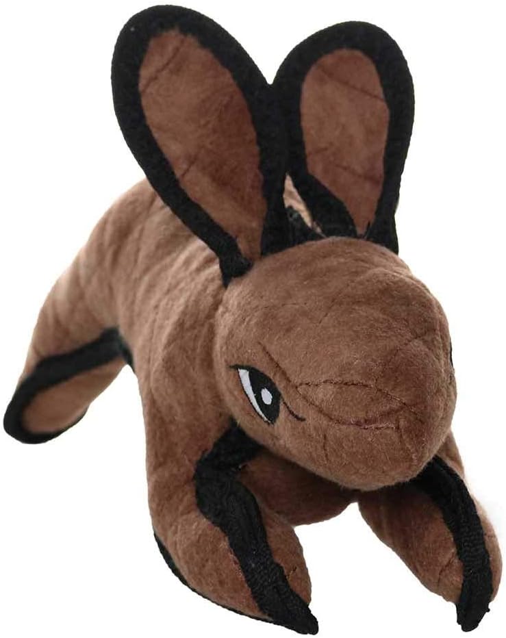 TUFFY® : Cow Dog Toy: Ultra Durable Plush Toy with Multiple Layers & Reinforced Seams, Washable and Floats, Original Construction