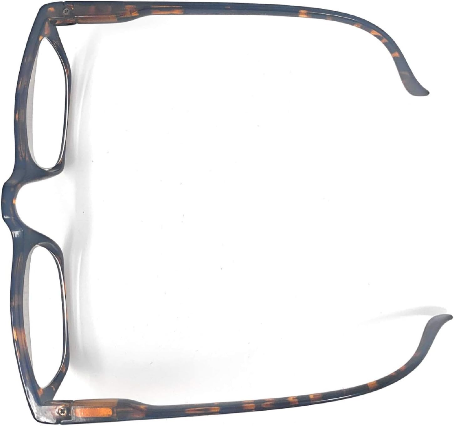 The Felix Rectangle Half Frame Reading Glasses, Unisex Half Rim Readers + 1.50 Dark Tortoise