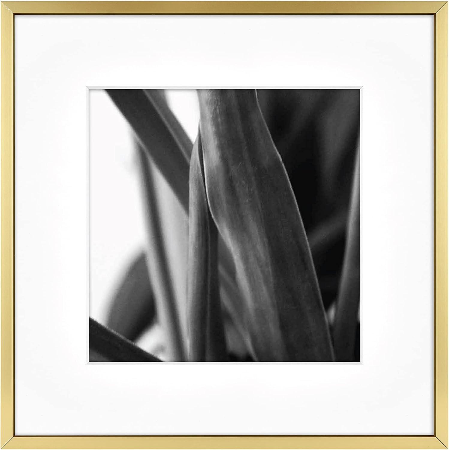 MCS Master & Co. Foundry Metal Picture Frame, 12x12 Matted to 8x8