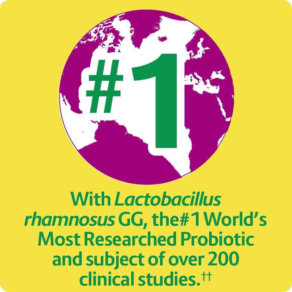 Culturelle 3-in-1 Complete Probiotic + Omega 3's Once Daily, 30 Count | 10B Live Cultures of Lactobacillus rhamnosus GG, Omega -3 Fish Oil, Immune & Heart Health Support*, Once Daily, Non-GMO