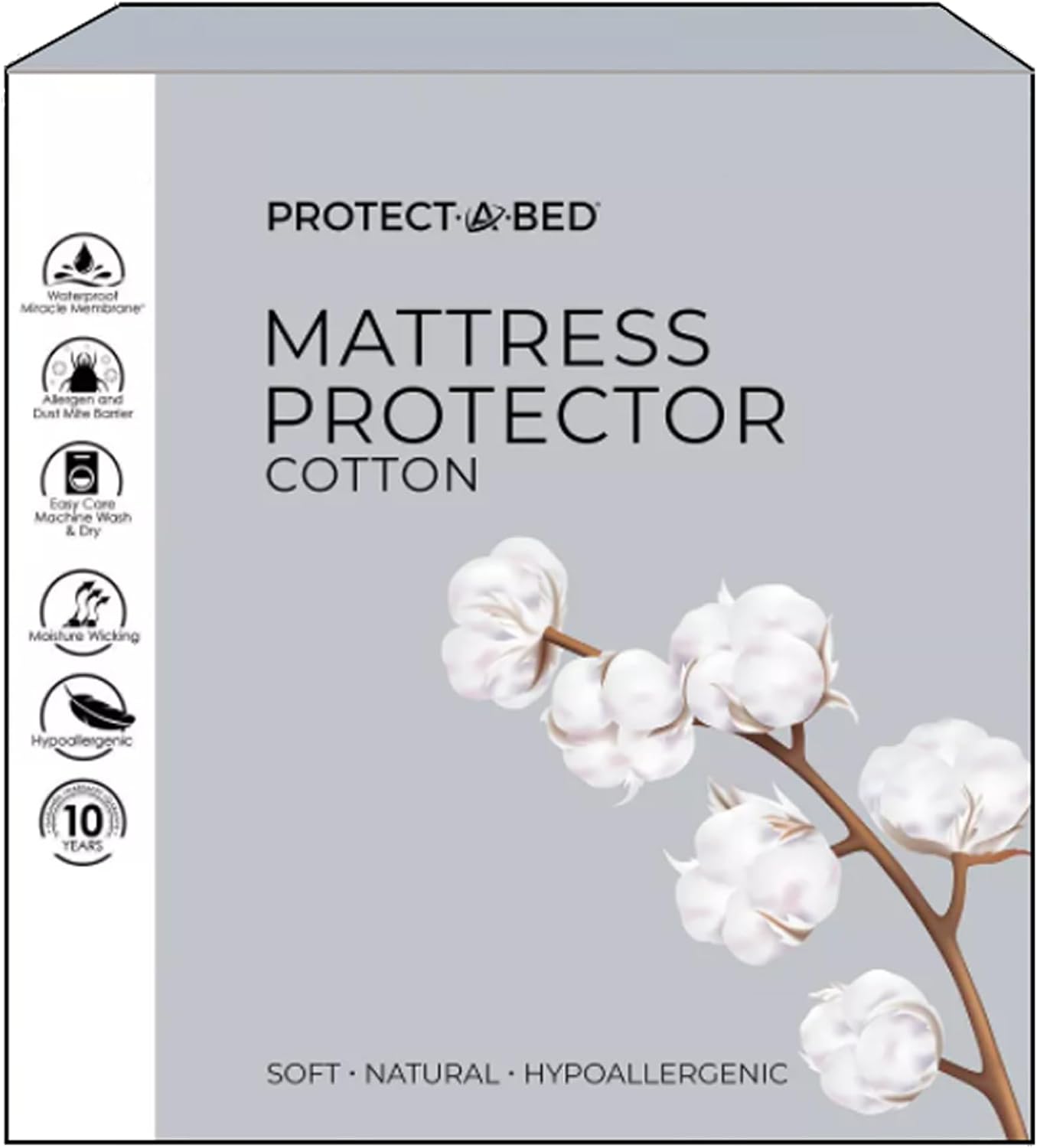 Protect-A-Bed Cool Waterproof Mattress Protector, King