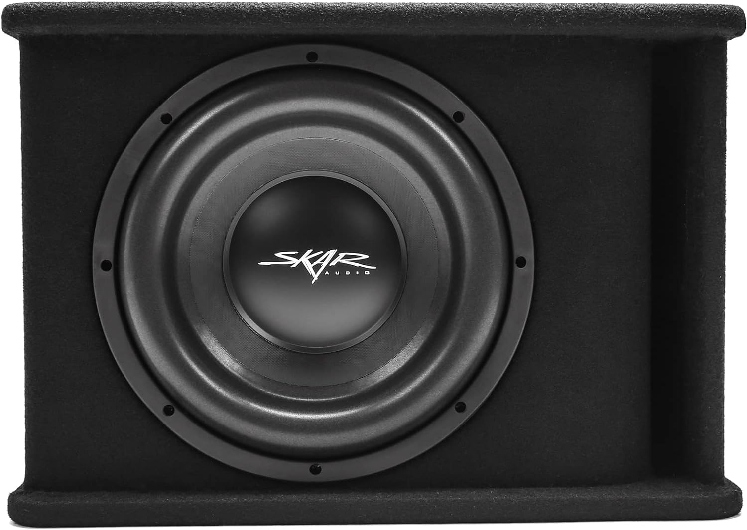 Skar Audio Single 8" Complete 700 Watt SDR Series Subwoofer Bass Package - Includes Loaded Enclosure with Amplifier