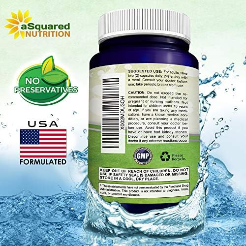 Quercetin with Zinc Supplement - 1000mg Per Serving - 120 Capsules