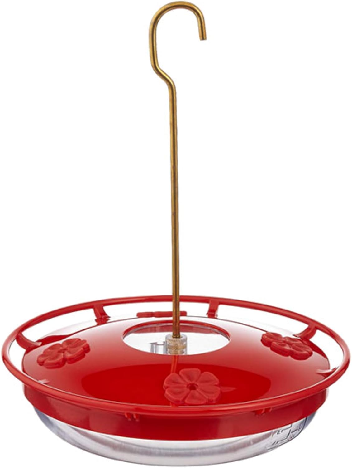 Aspects HummZinger Highview Hanging Hummingbird Feeder - 429, Red,12 oz (Pack of 2)