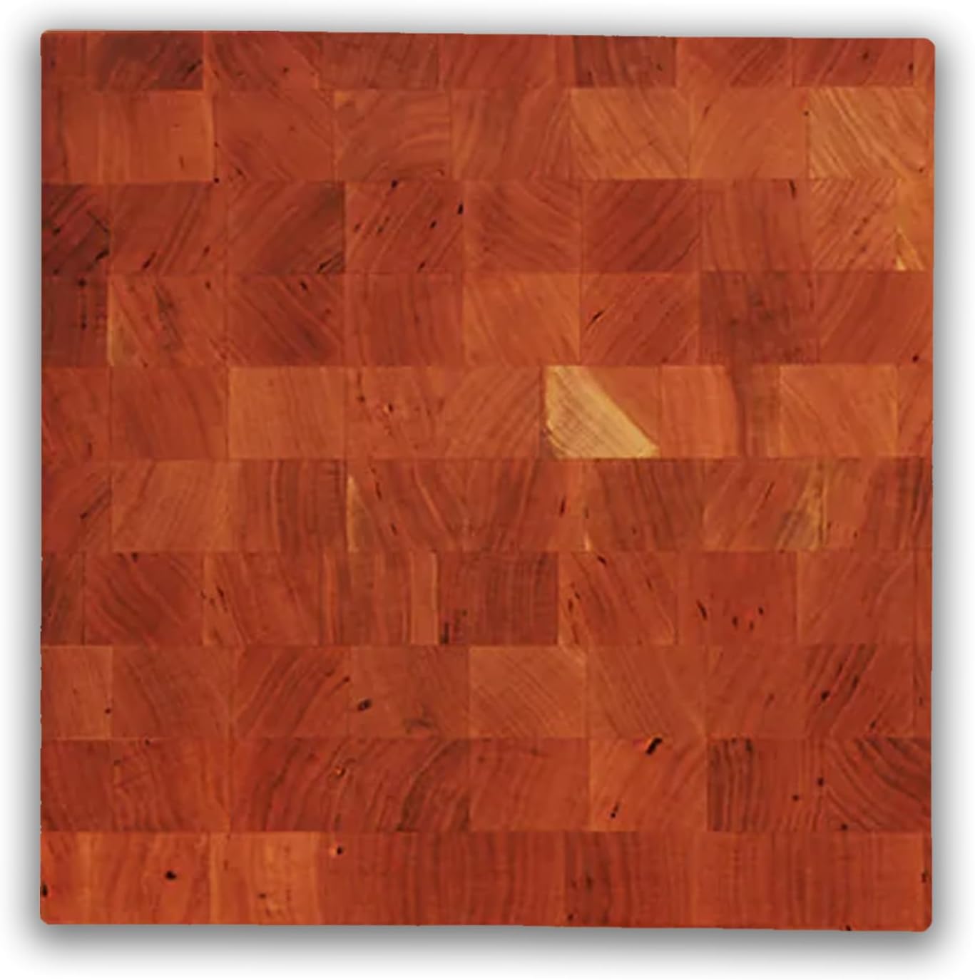 John Boos CCB Series Square Wooden Maple Cutting Board 12”x12” – 3” Thick, 13-lb Reversible Butcher Block with End-Grain & Finger Grips – Made in the USA