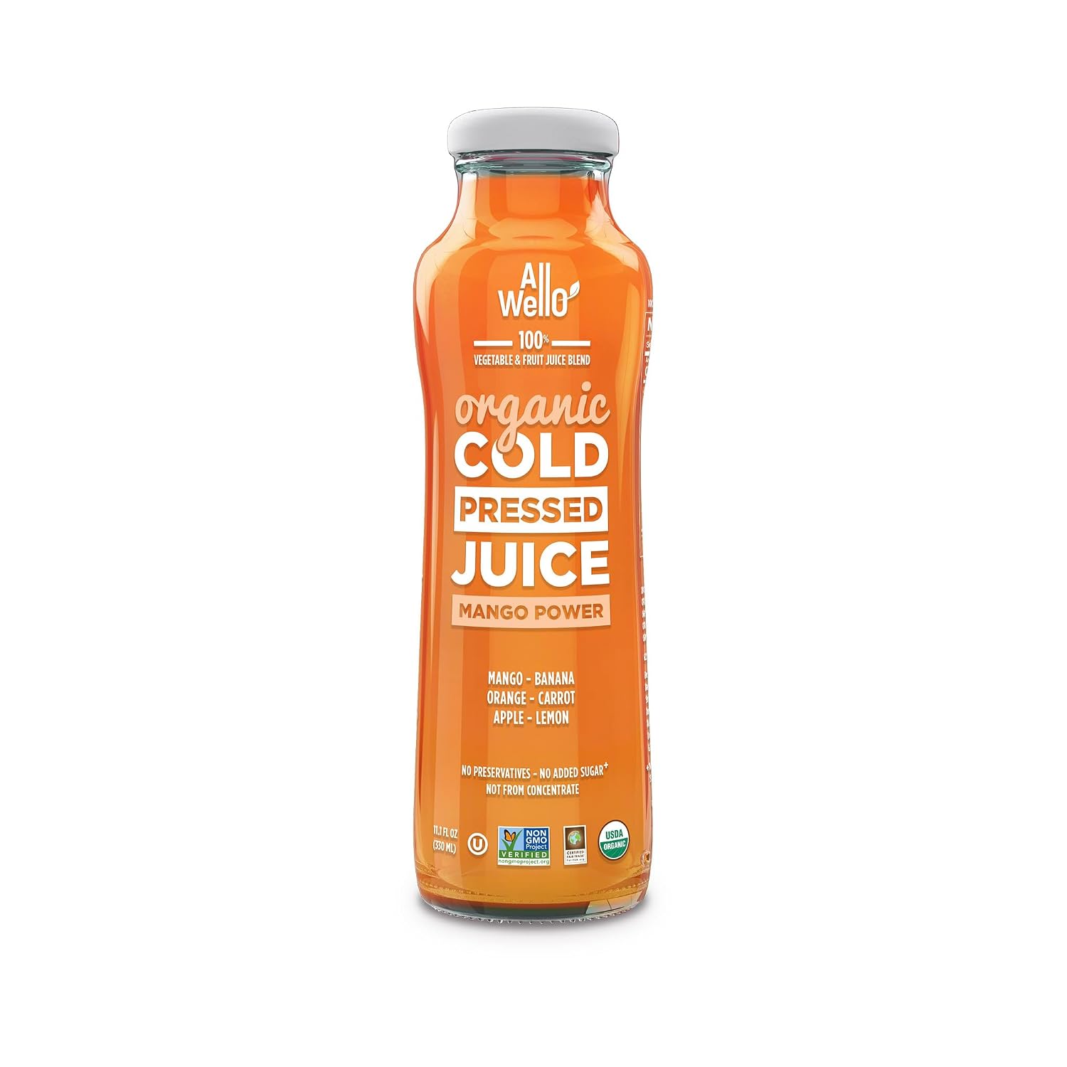 Organic Juice Variety Pack, Cold-Pressed, Non-GMO, 6 Pack