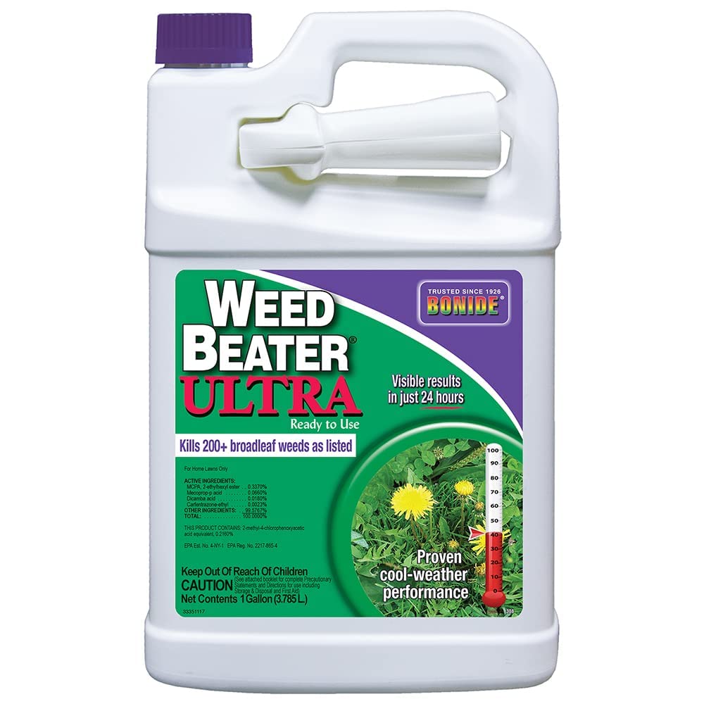 Bonide Weed Beater Ultra, 32 oz Ready-to-Use Spray | Fast-Acting Protection, Against Broadleaf Weeds, Visible Results in 24 Hours