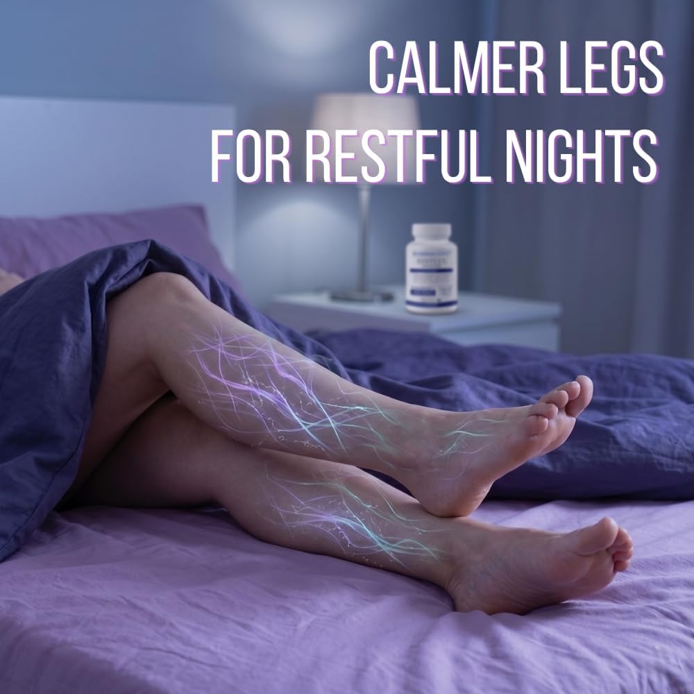 Approved Science Restlex for Restless Legs – Magnesium Glycinate for Calm Legs and Restful Legs – Natural Itching, Crawling