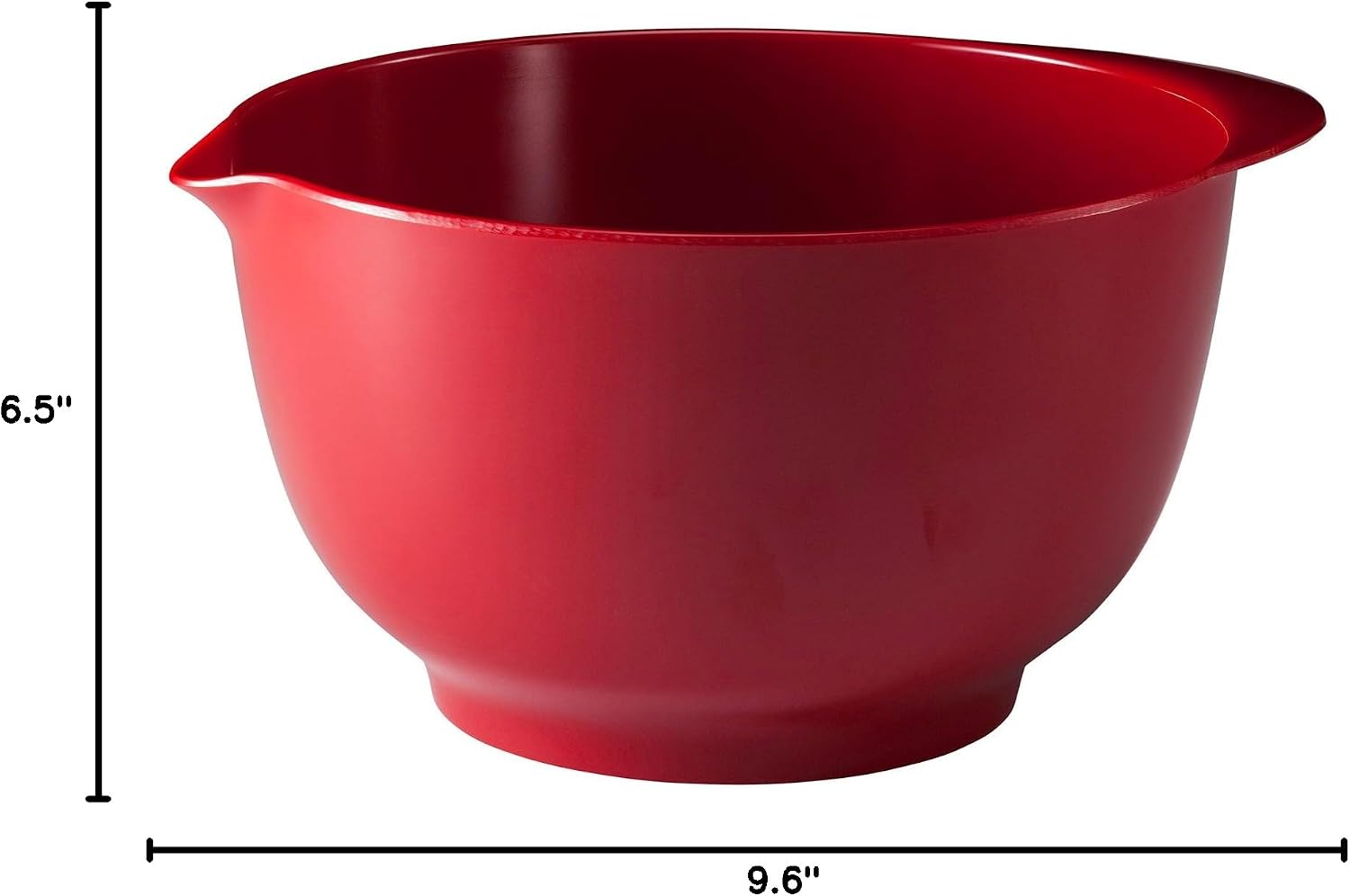 Hutzler Melamine Mixing Bowl Set: 2, 3 and 4 Liters, White (3234WH)