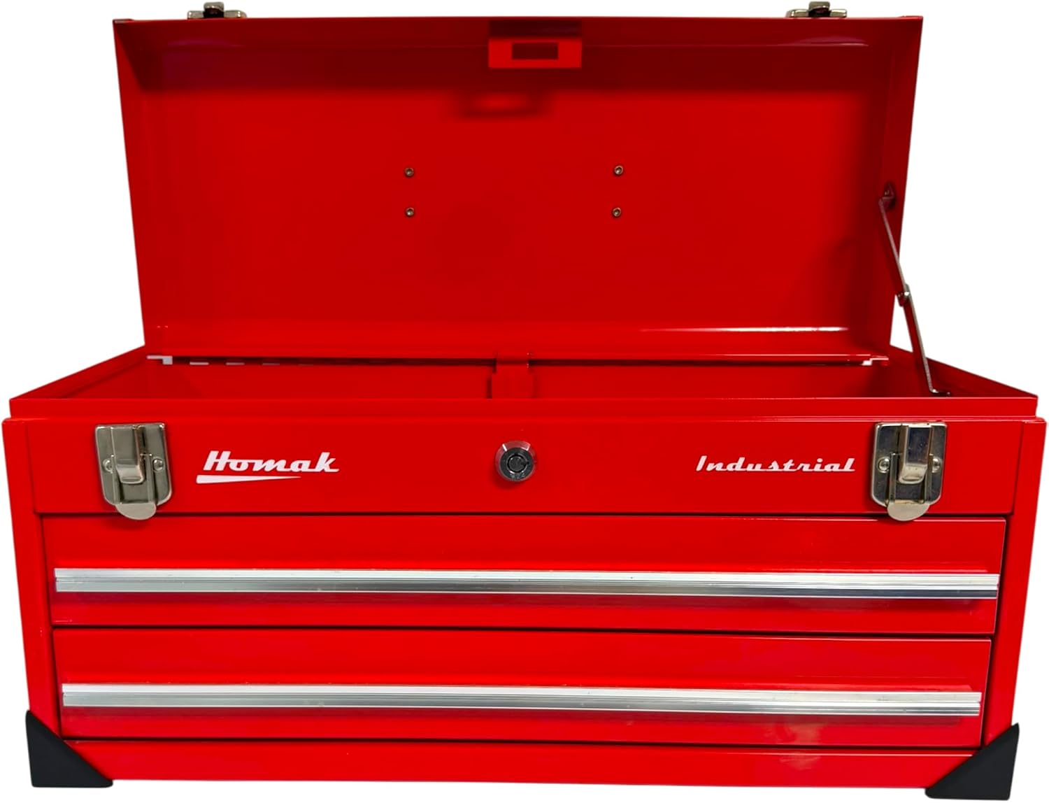 Homak Industrial 20-Inch 2-Drawer Friction Toolbox, Brown Winkle Powder Coat, BW00202200