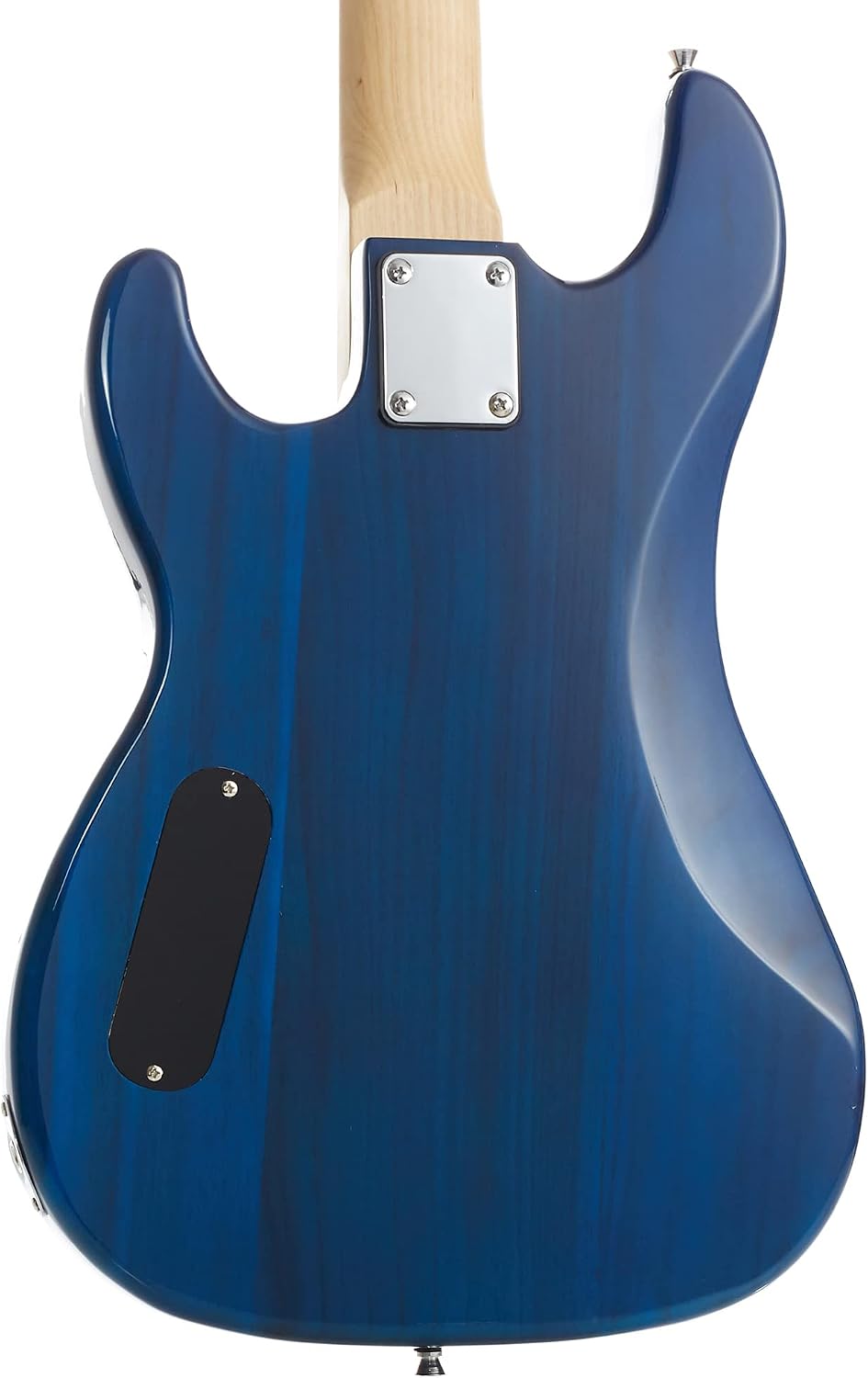 Full Size Electric Bass Guitar with 15-Watt Amp, Black - 4 String Right Handed Beginner Kit with Gig Bag and Accessories