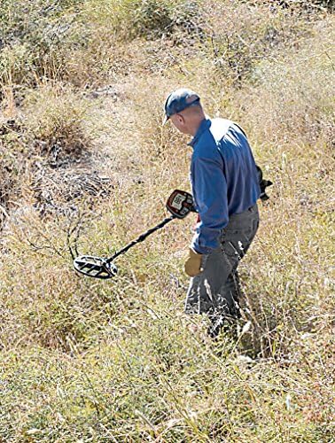Bounty Hunter Land Ranger Pro Metal Detector, 11 Inch Waterproof DD Searchcoil, Adjustable Length, Lightweight, Ergonomic, Comfortable Padded handgrip