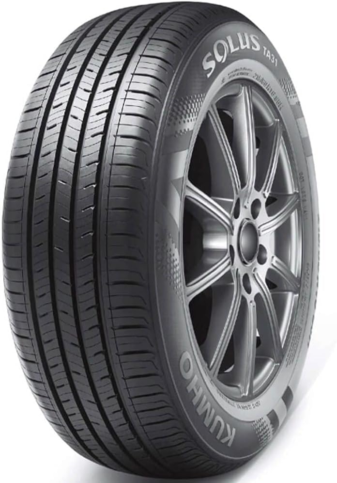 Kumho Solus TA31 All-Season Tire - 215/55R17 94V | Passenger Performance All Season Traction 94V Rated Standard Load Radial Construction Black Sidewall Tire