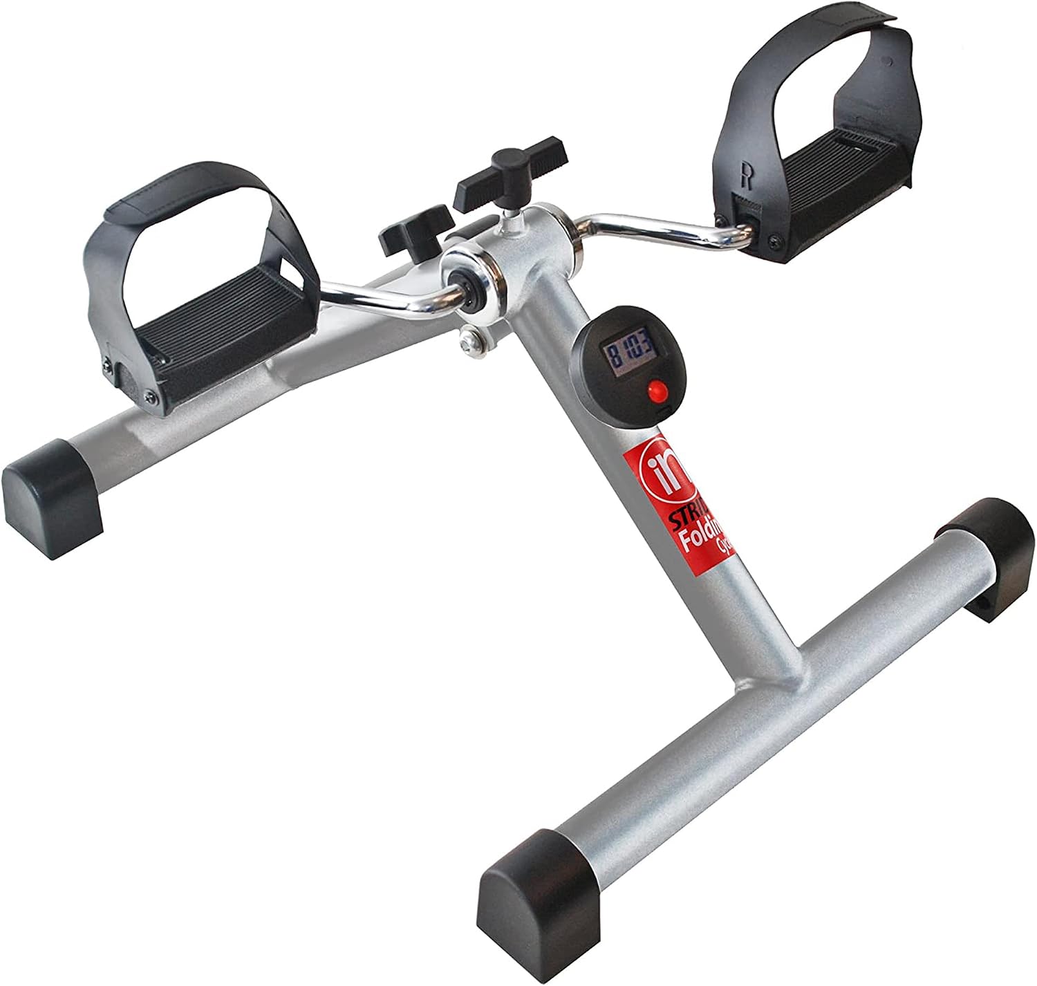Stamina InStride Cycle XL - Folding Cycle Pedal Exerciser - Fitness Bike with Smart Workout App for Seated Exercise - Foldable Exercise Bike for