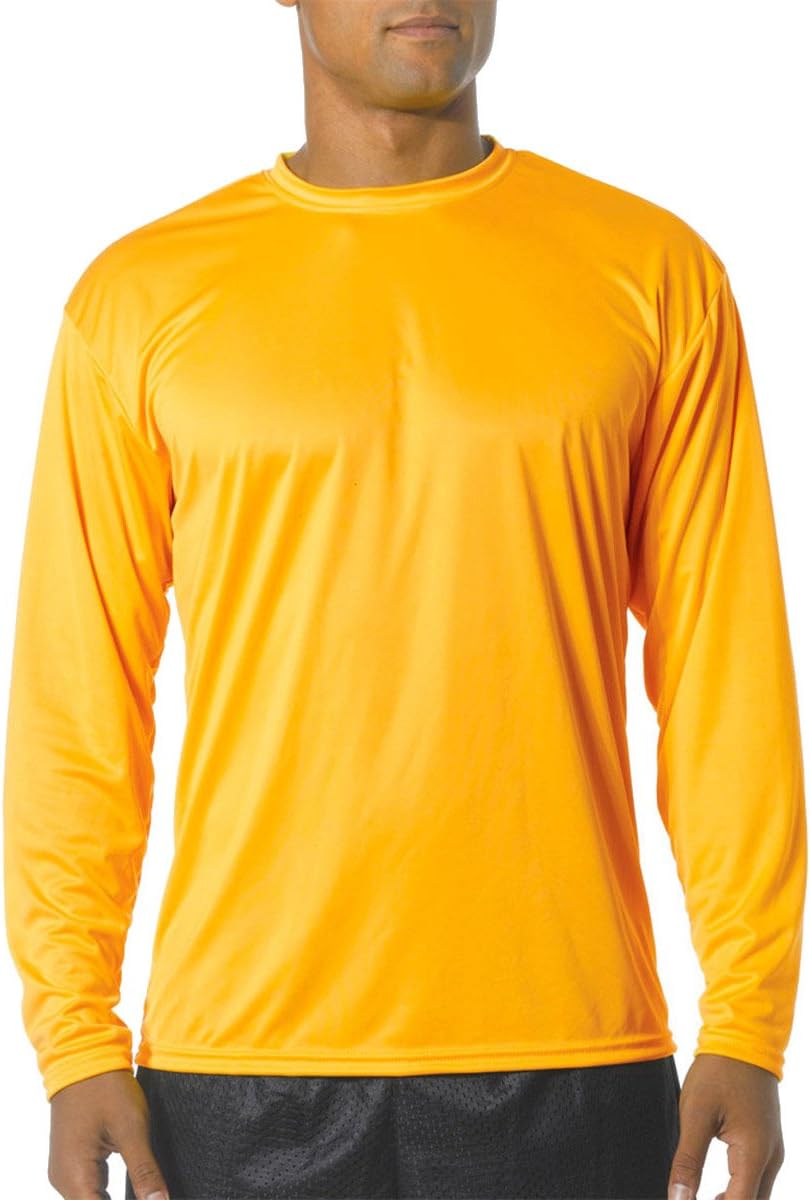 A4 Men's Cooling Performance Crew Long Sleeve Tee