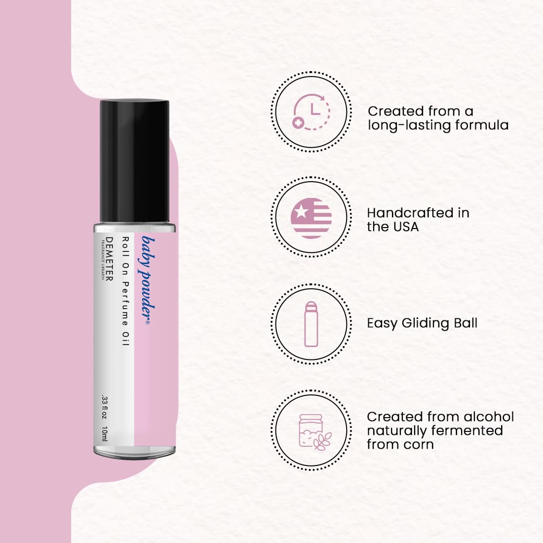 DEMETER Linen Roll On Perfume Oil Fragrance Library