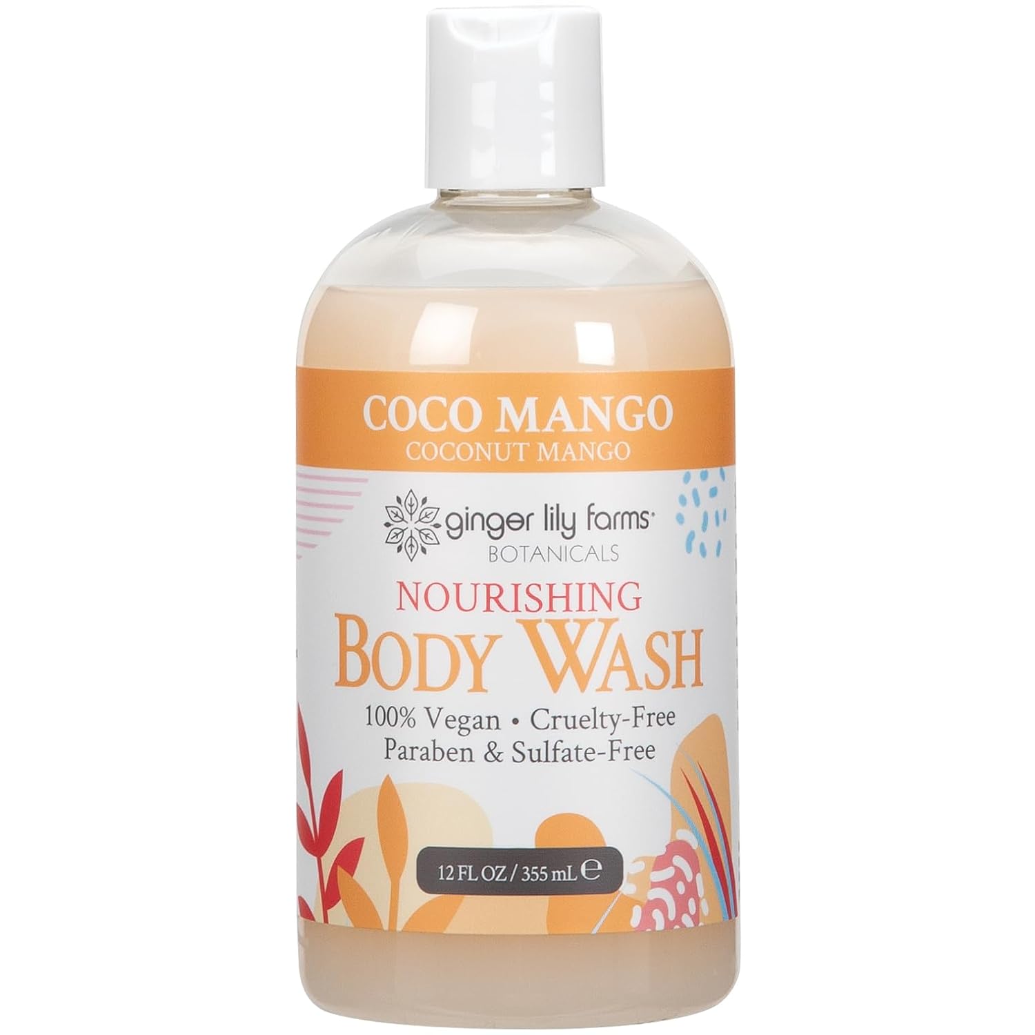 Ginger Lily Farms 1 gal Nourishing Body Wash, Citrus Blend Scent | for Hands, Body & Hair, Moisturizing Wash, Salon Wash, Spa Cleanser, Salon & Spa Essentials, Manicure & Pedicure Supplies