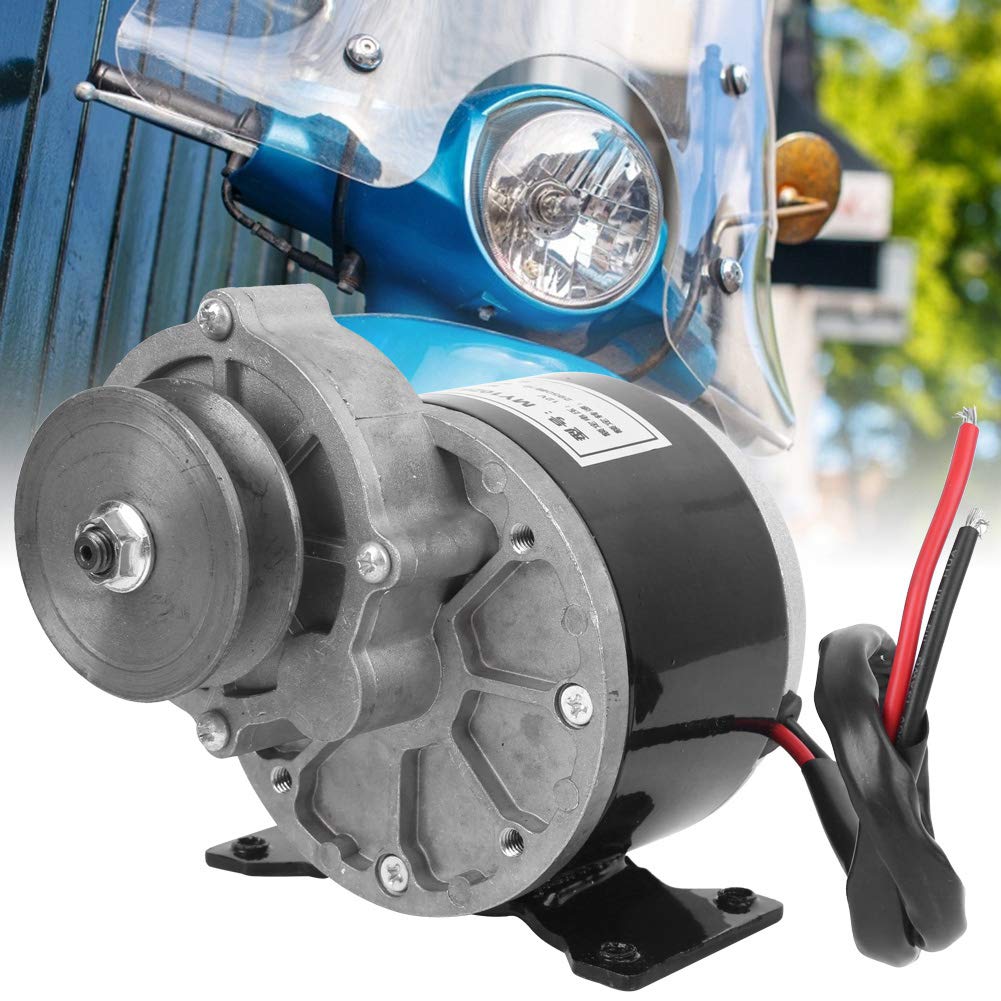 12V Geared Motor,250W high Torque Efficiency,DC Motor,Belt Pulley System for DIY Projects Industrial Machinery and Automotive Repairs