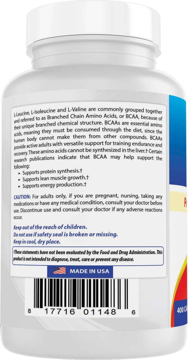 Best Naturals BCAA Branch Chain Amino Acid, 3200mg per Serving
