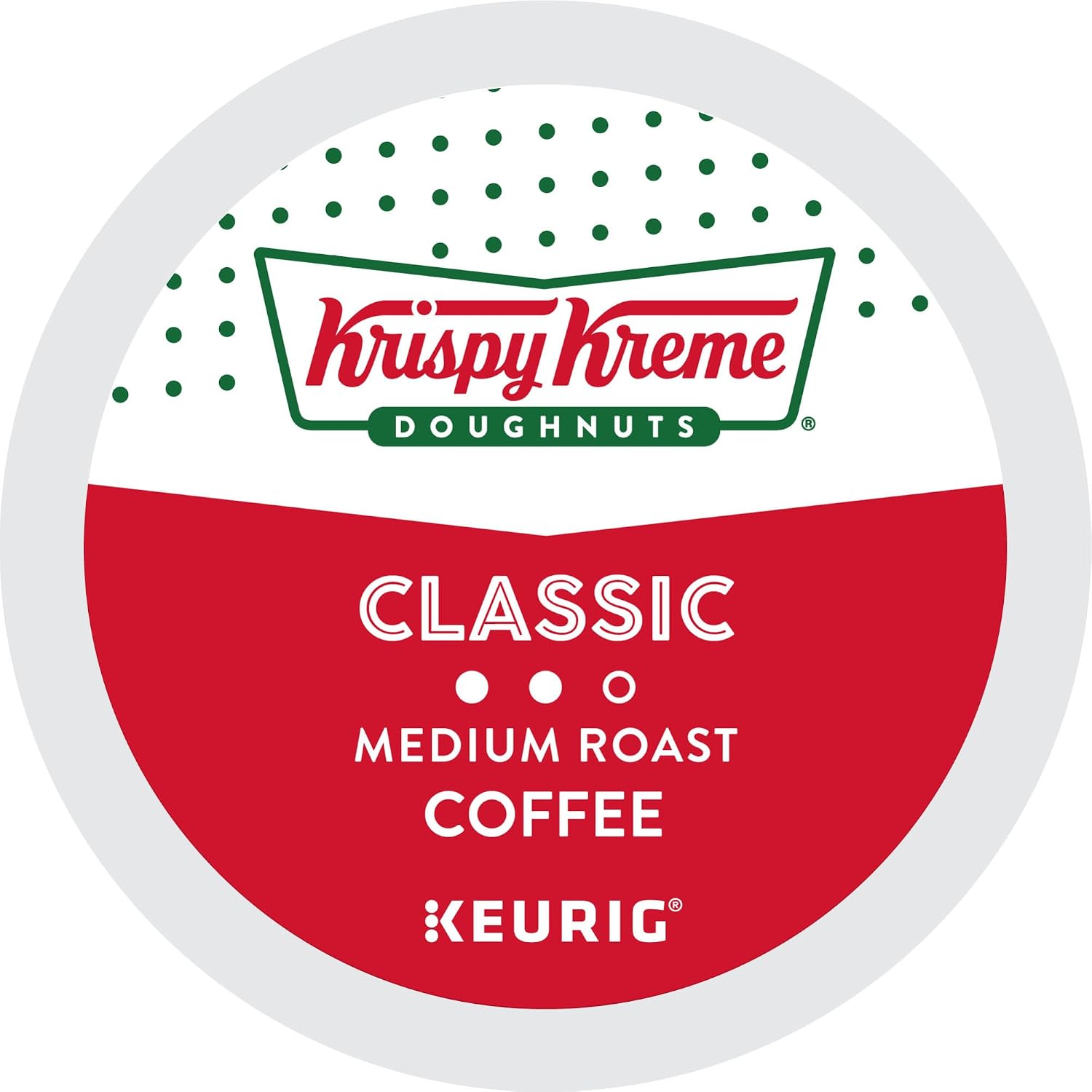 Krispy Kreme Classic Coffee, Keurig Single Serve K-Cup Pods, Medium Roast, 96 Count