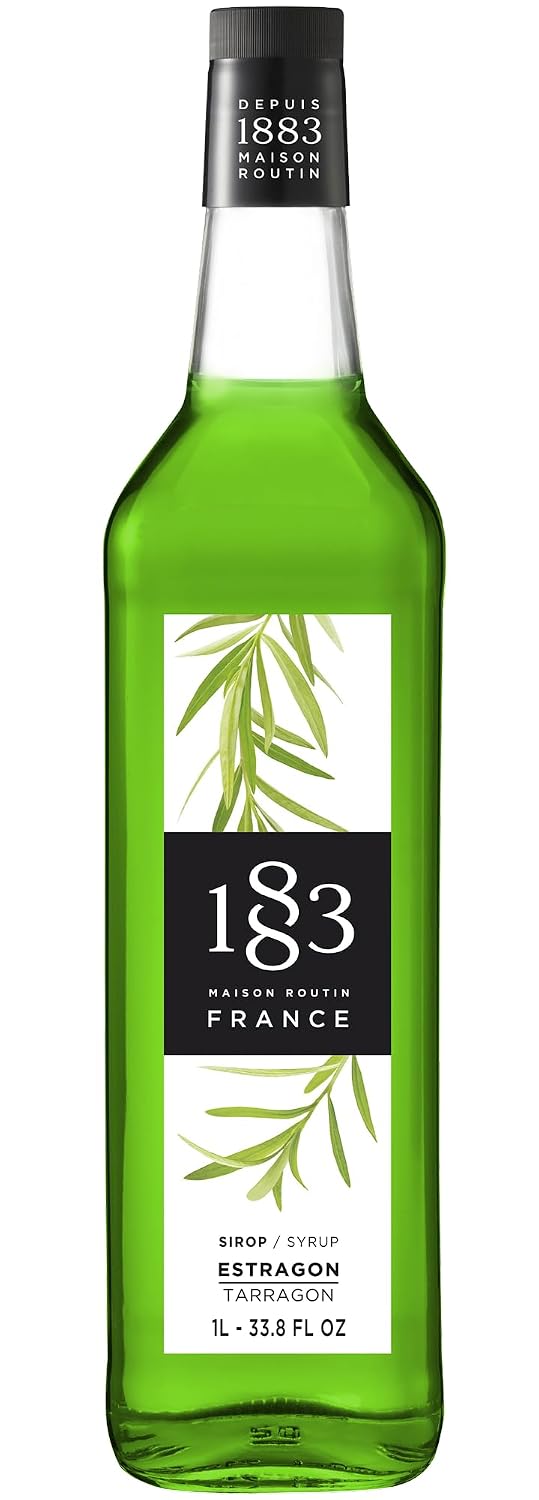 1883 Maple Syrup for Drinks, Made in France, 1 Liter Glass Bottle