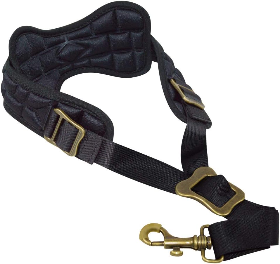 adorence Saxophone Neck Strap with Removable Washable Neck Pad - H04 Black