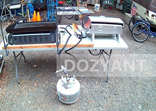 DOZYANT Propane Splitter, 2 Way LP Gas Adapter Tee Connector for 20lb Propane Tank Cylinder, Work with BBQ Grills, Camping Stoves, Gas Burners, Heater | Propane Tank Splitter 2 Way Y Tee links two regulators to a 20 lb tank for BBQ grills camping stoves…