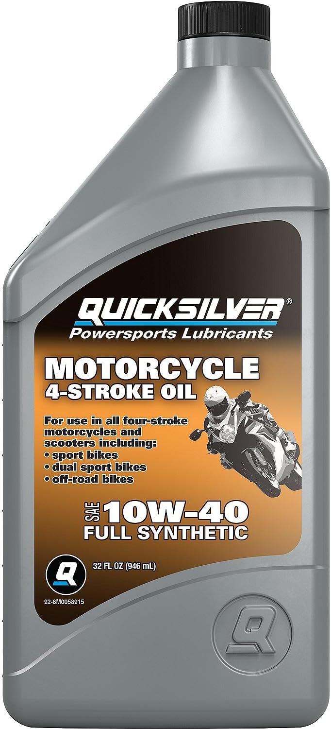 Quicksilver 20W-50 Full Synthetic Motorcycle Oil, 1 Quart