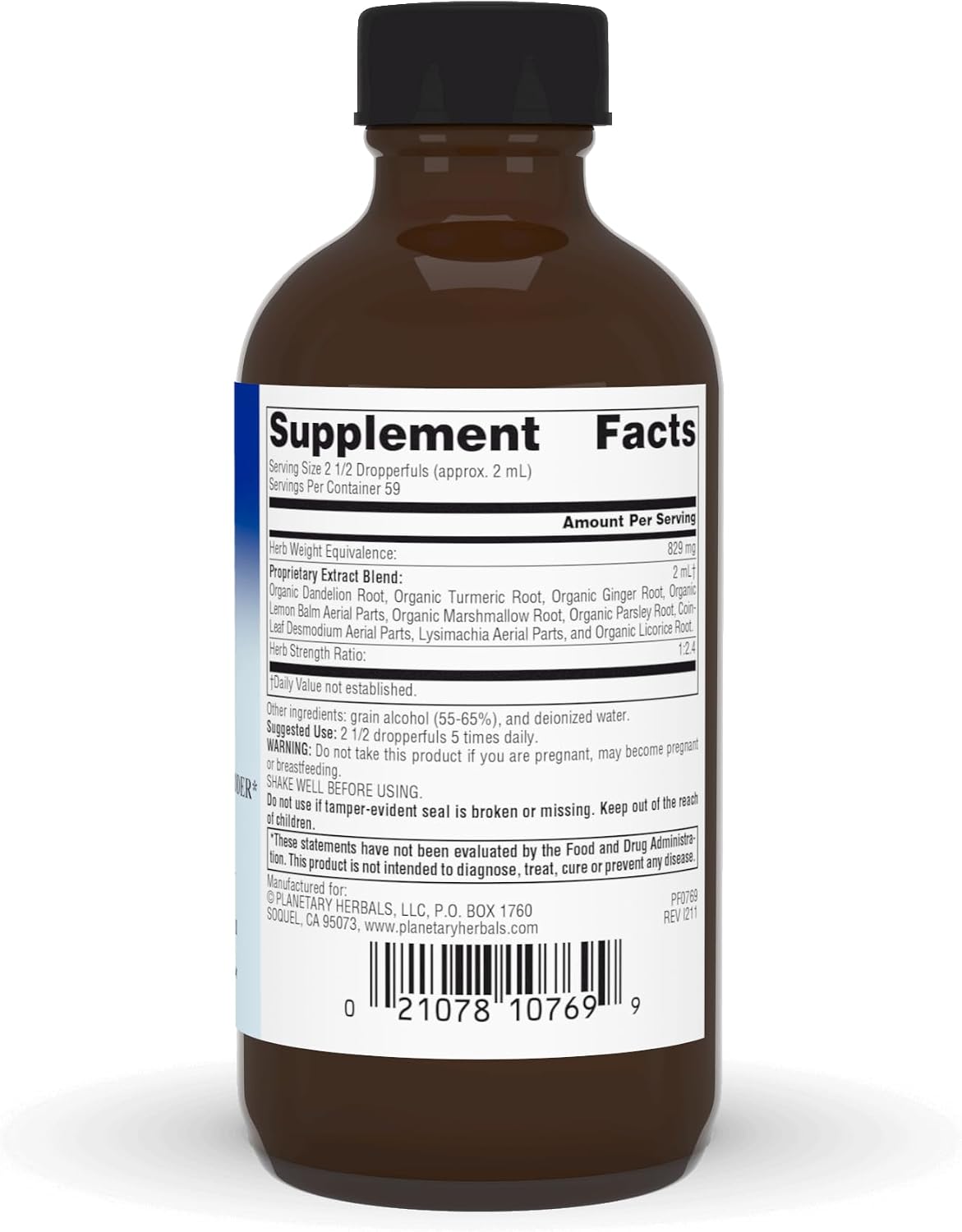 Planetary Herbals: Stone Free 4 oz. Liquid