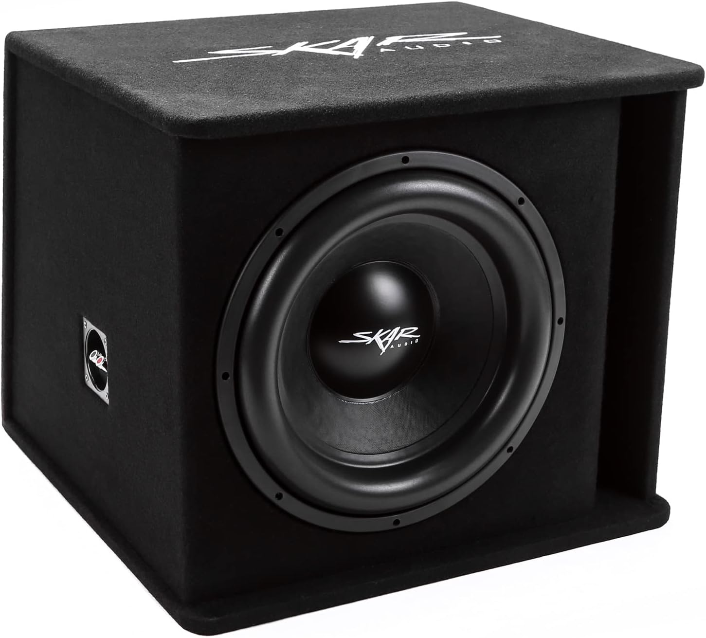 Skar Audio Single 8" Complete 700 Watt SDR Series Subwoofer Bass Package - Includes Loaded Enclosure with Amplifier