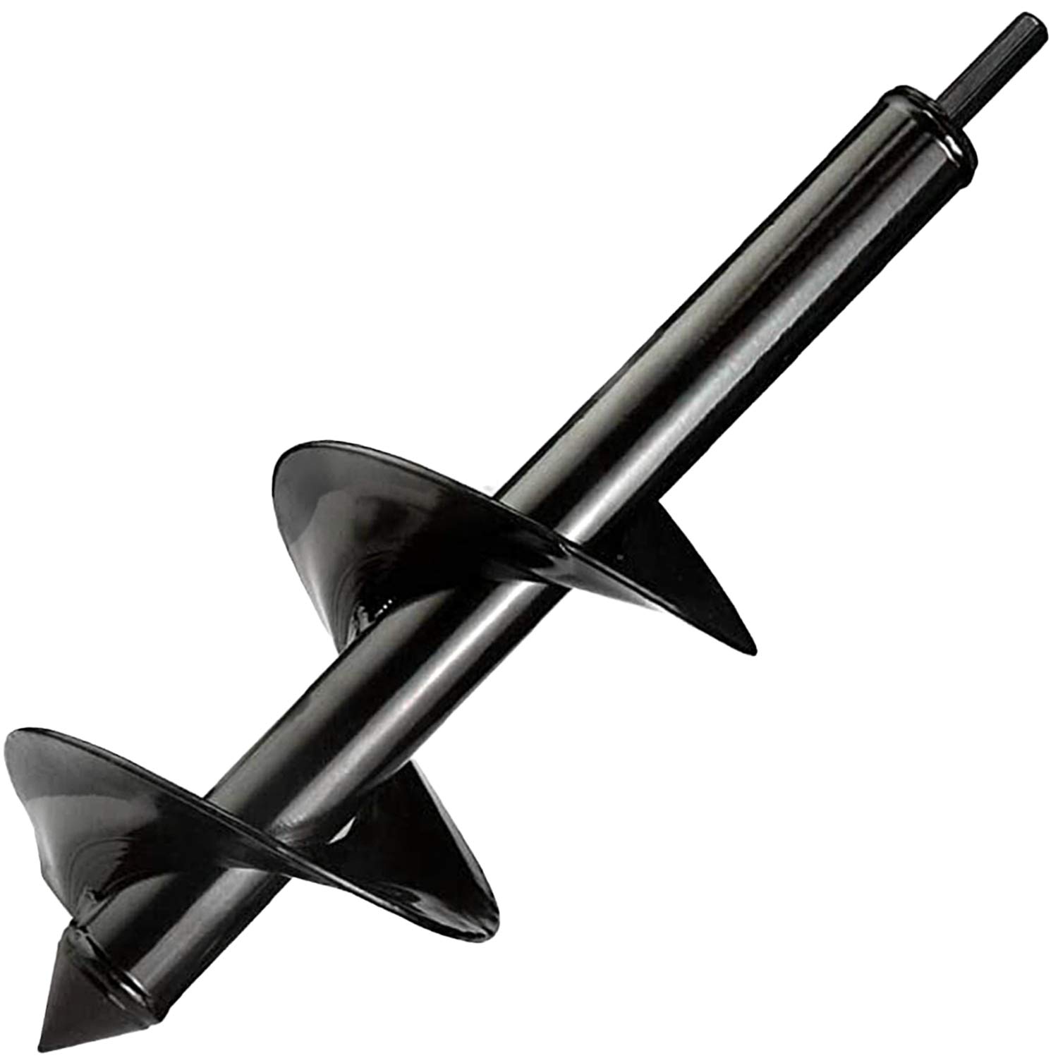 Auger Drill Bit for Planting 4"x12", Garden Plant Flower Bulb Bedding Planter Auger Spiral Drill Bit, Easy Planter Garden Auger